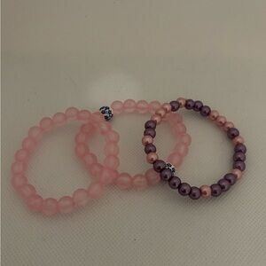 3 Pack Kids Beaded Bracelets